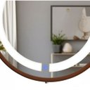 Ver imagem 4 de Espelho Redondo Adnet Iluminado Led Touch Alça 60cm Luxo - Cobre com Alça Caramelo