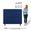 Ver imagem 3 de Cabeceira Cama Box Solteiro Malik 90cm Suede Azul - Desk Design