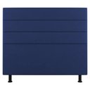 Ver imagem 2 de Cabeceira Cama Box Solteiro Malik 90cm Suede Azul - Desk Design