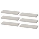 Ver imagem 2 de Kit 6 Prateleira Branca Mdf 40 X 15cm Suporte Invisível