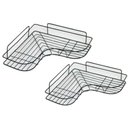 Ver imagem 1 de Prateleira Aramado de Canto em L Porta Shampoo - 2 Peças