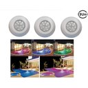 Ver imagem 2 de Kit 3 Spot Refletor Abs 6w Rgb Colorido Smd Blindado a Prova D Agua