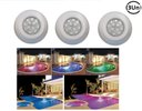 Ver imagem 2 de Kit 3 Spot Refletor Abs 6w Rgb Colorido Smd Blindado a Prova D Agua