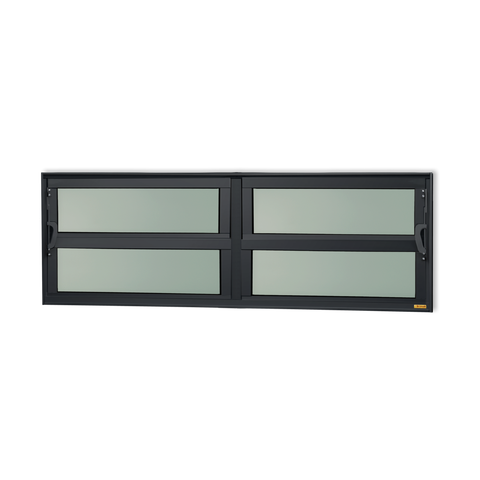 Basculante Alumínio 2 Seções 40 x 150 Elite V.Boreal Preto Brimak