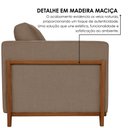 Ver mais imagens de Sofá 03 Lugares Paris Veludo 1,74M