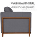 Ver mais imagens de Sofá 03 Lugares Paris Veludo 1,74M