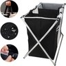 Cesto de Roupa Triplo Organizador Armazenamento 3 Seções - 2