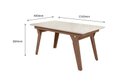 Ver imagem 3 de CONJUNTO SALA DE JANTAR DUBAI 1,56 COM 06 CADEIRAS AMEND 73B