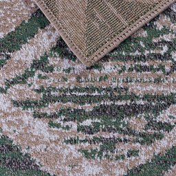 Tapete para Sala Classic Fiji 15 Creme-Verde 1,50x2,00M - J Serrano - 4