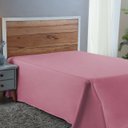 Ver imagem 1 de Roupa Cama Casal 300 Fios Lençol Virol sem Elástico de Algodão:rose
