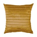 Ver imagem 1 de Capa para Almofada Drapeada Line em Veludo Quadrada