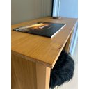 Ver mais imagens de Mesa Escrivaninha 2 Gavetas Topázio Escritório 110cm em Madeira Maciça Marrom/Freijó