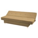 Ver imagem 2 de Sofá Cama Reclinável Xangai Veludo Caqui:Caqui