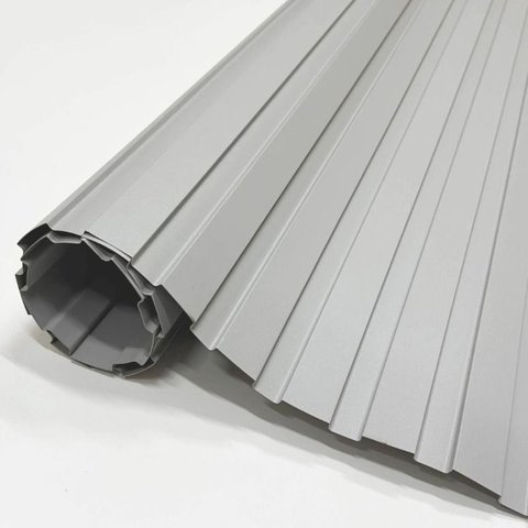 Painel Ripado Versátil: 01 Unid.90x27cm Larg. Talatto Painéis Cinza