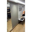 Ver imagem 4 de Painel Ripado Versátil: 01 Unid.90x27cm Larg. Talatto Painéis Cinza