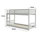 Ver imagem 3 de Beliche Solteiro em Madeira Maciça Helena