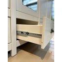 Ver imagem 7 de Guarda-Roupa Bipartido 10 Portas 3 Gavetas Topázio 100% Madeira Maciça Branco/Freijó
