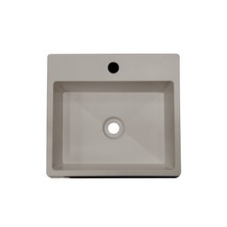 Cuba Pia para Banheiro de Apoio Lavabo 40cmx37cm - Genova Capuccino - 2