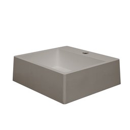 Cuba Pia para Banheiro de Apoio Lavabo 40cmx37cm - Genova Capuccino - 5
