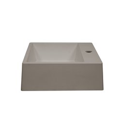 Cuba Pia para Banheiro de Apoio Lavabo 40cmx37cm - Genova Capuccino - 4
