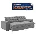 Ver imagem 5 de Sofá Retrátil e Reclinável Bipartido 2,30m 3 Lugares Palermo Slim Luizzi