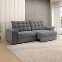 Ver imagem 2 de Sofá Retrátil e Reclinável Bipartido 2,30m 3 Lugares Palermo Slim Luizzi