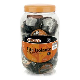 Fita Isolante Antichamas Pvc 5m Preta Pote 50 Und Foxlux - 3