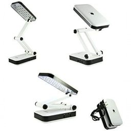 Luminária Mesa 24 Led Luz Emergência Escritório Estudo Abajur Zz - 2
