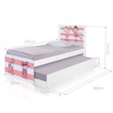 Ver imagem 3 de Bi Cama Infantil Solteiro 195cm X 96cm Kmteb