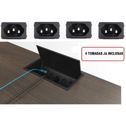 Caixa Tomadas para Embutir com 4 Tomadas Eletrificadas! - 4