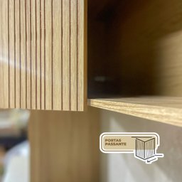 Cozinha Modulada Completa 8 peças 10 Portas 4 Gavetas Balcão com Tampo e Painel Art - 7