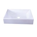 Ver imagem 4 de Cuba Pia para Banheiro Lavabo Retangular Torino Branco