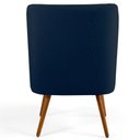 Ver imagem 4 de Poltrona Madeira B-304 Suede Azul Marinho Domi