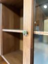 Ver imagem 7 de Cristaleira Rústica 100% Madeira Maciça 5 Portas para Sala de Jantar Linha Rubi Marrom/Café