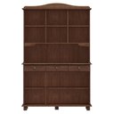 Ver imagem 5 de Cristaleira Rústica 100% Madeira Maciça 5 Portas para sala de Jantar Linha Rubi