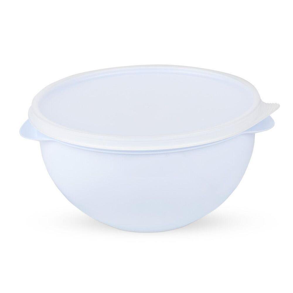 KIT 4 POTES REDONDOS COM TAMPA PARA ALIMENTO TIGELA SALADEIRA VASILHA BPA FREE PLASTICA - 9