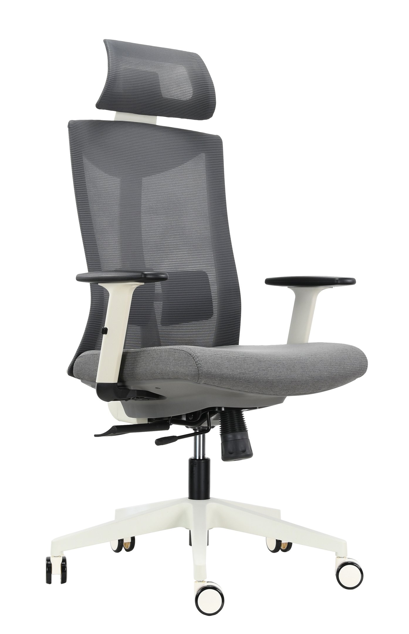 Cadeira Office Essential Plus 11es: Branca e Cinza