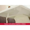 Ver imagem 6 de Sala de Jantar Completa Yara Sc79 Tampo Madeirado C/ Vidro Canto Curvo 160x90cm e 6 Cadeiras Milla