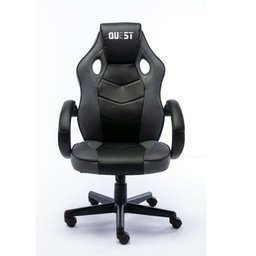 Cadeira Gamer Quest Cinza com Preto - 2 Cadeira Gamer Quest Cinza com Preto - 2