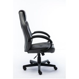 Cadeira Gamer Quest Cinza com Preto - 3 Cadeira Gamer Quest Cinza com Preto - 3