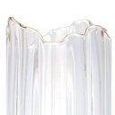 Ver imagem 4 de Vaso de Vidro Transparente com Borda Dourada para Flores Arranjos Plantas 10x25cm Wolff