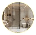 Ver imagem 1 de Espelho Redondo 50cm Iluminado Led Touch Screen-luz Indireta - Led Quente