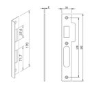 Ver imagem 3 de Fechadura de Alta Segurança Rolete Magnético Multiponto Rq4 201-55armc Cilindro 100mm Cromado 55mm P