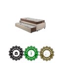 Ver imagem 5 de Bicama Box Solteirão 99x199 Suede com 2 Colchões Relax Adorabile Molas Ensacadas Ecoflex