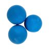Kit 3 Brinquedo Cachorro Bolinha Maciça Lisa Para Cães 70mm Cor: Azul - 3