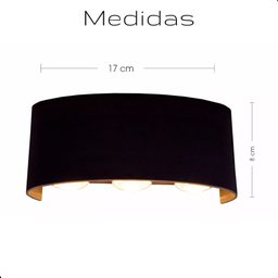 Arandela Especial LED 6W Lente 6 Fachos 3000K Área Externa - 6