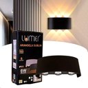 Ver imagem 2 de Arandela Especial LED 6W Lente 6 Fachos 3000K Área Externa