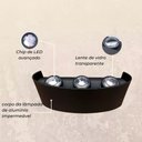 Ver imagem 7 de Arandela Especial LED 6W Lente 6 Fachos 3000K Área Externa