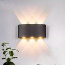 Ver imagem 1 de Arandela Especial LED 6W Lente 6 Fachos 3000K Área Externa