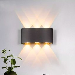 Arandela Especial LED 6W Lente 6 Fachos 3000K Área Externa - 1